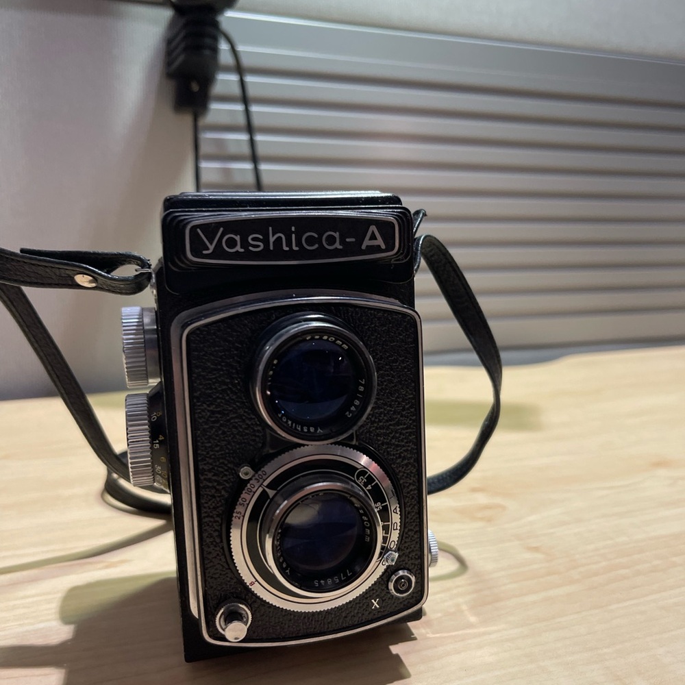 Yashica-A Classic Black TLR Camera